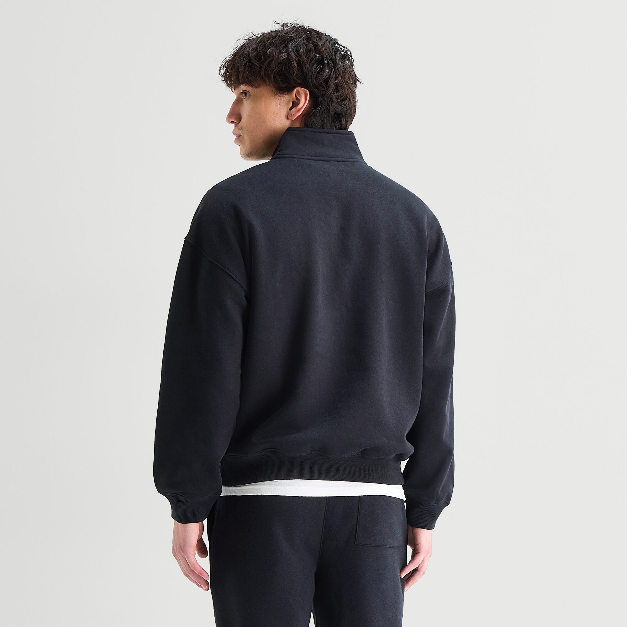 Xersion Mens Mock Neck Long Sleeve Active Quarter-Zip Pullover