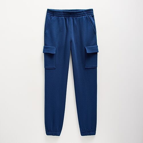 Xersion Little & Big Kid Boys Cinched Active Fleece Cargo Pant In Blue