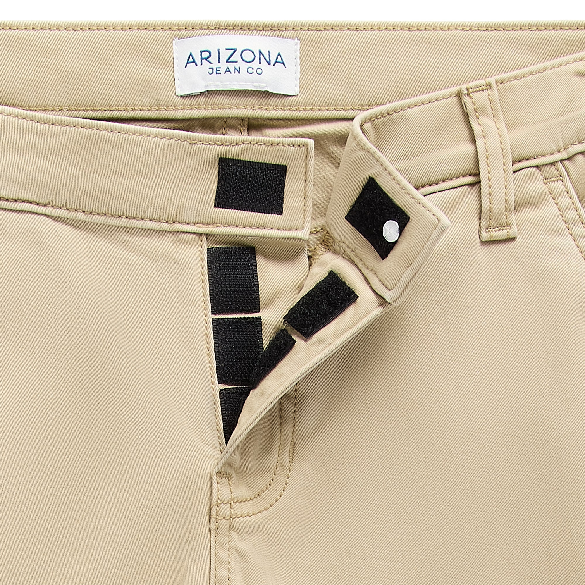 Arizona Womens Juniors Adaptive Easy-on + Easy-off Low Rise Cargo Pant