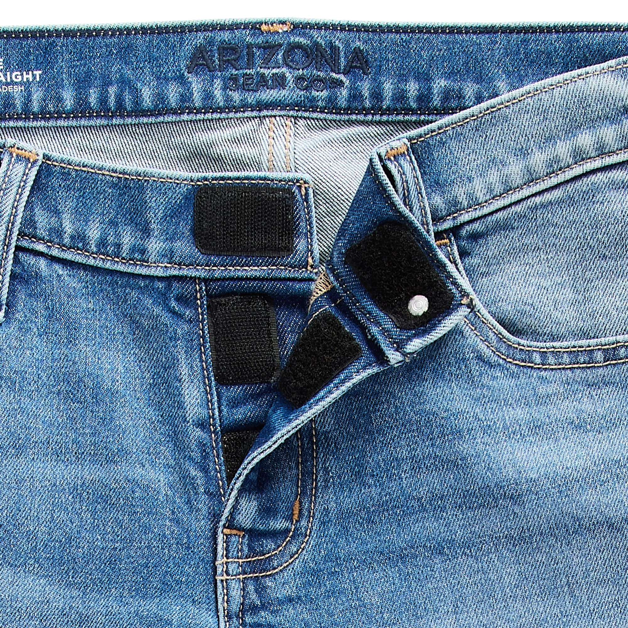 Arizona Womens Juniors Low Rise Straight Leg Jean