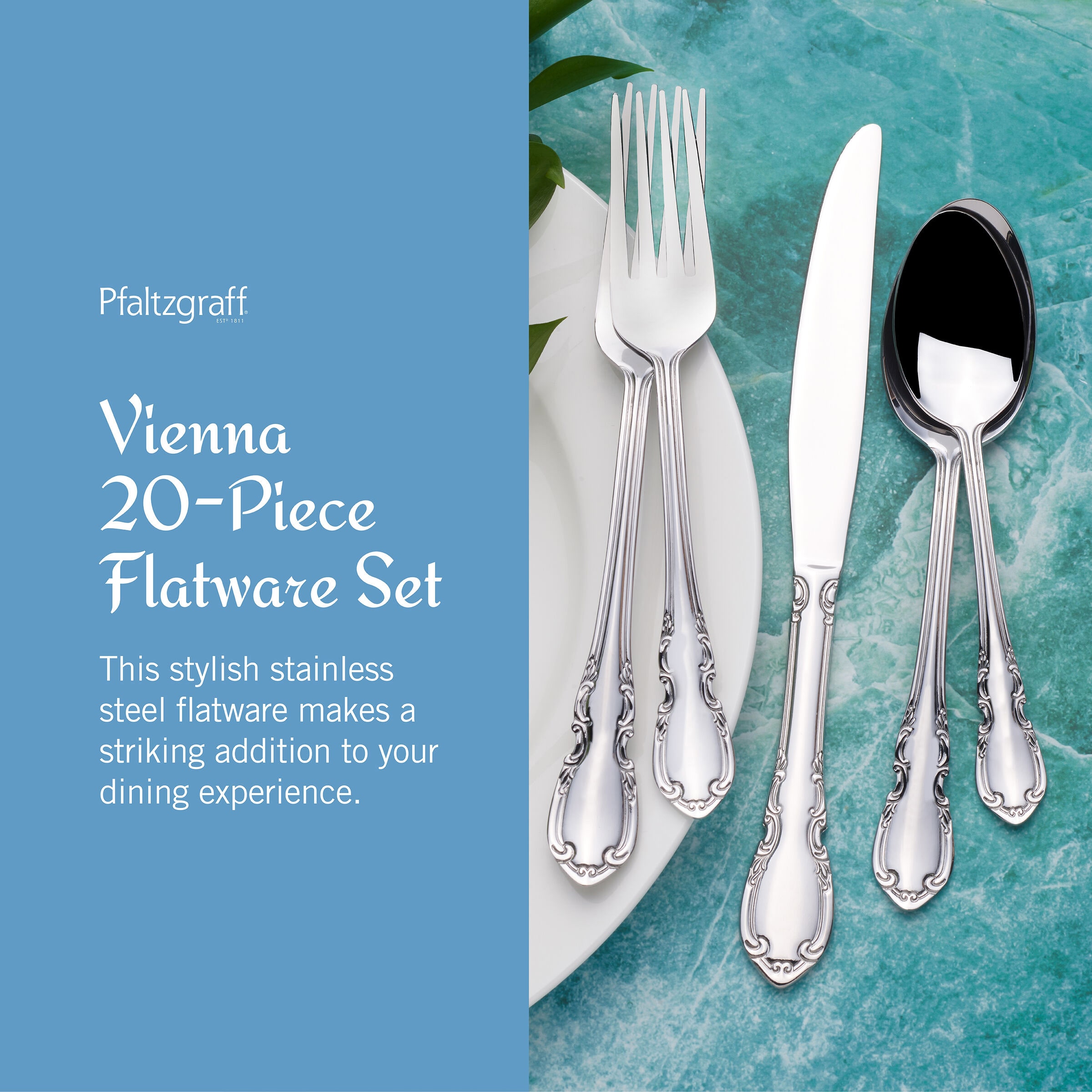 Pfaltzgraff® Everyday Vienna 20-pc. Flatware Set