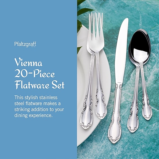 Pfaltzgraff® Everyday Vienna 20-pc. Flatware Set