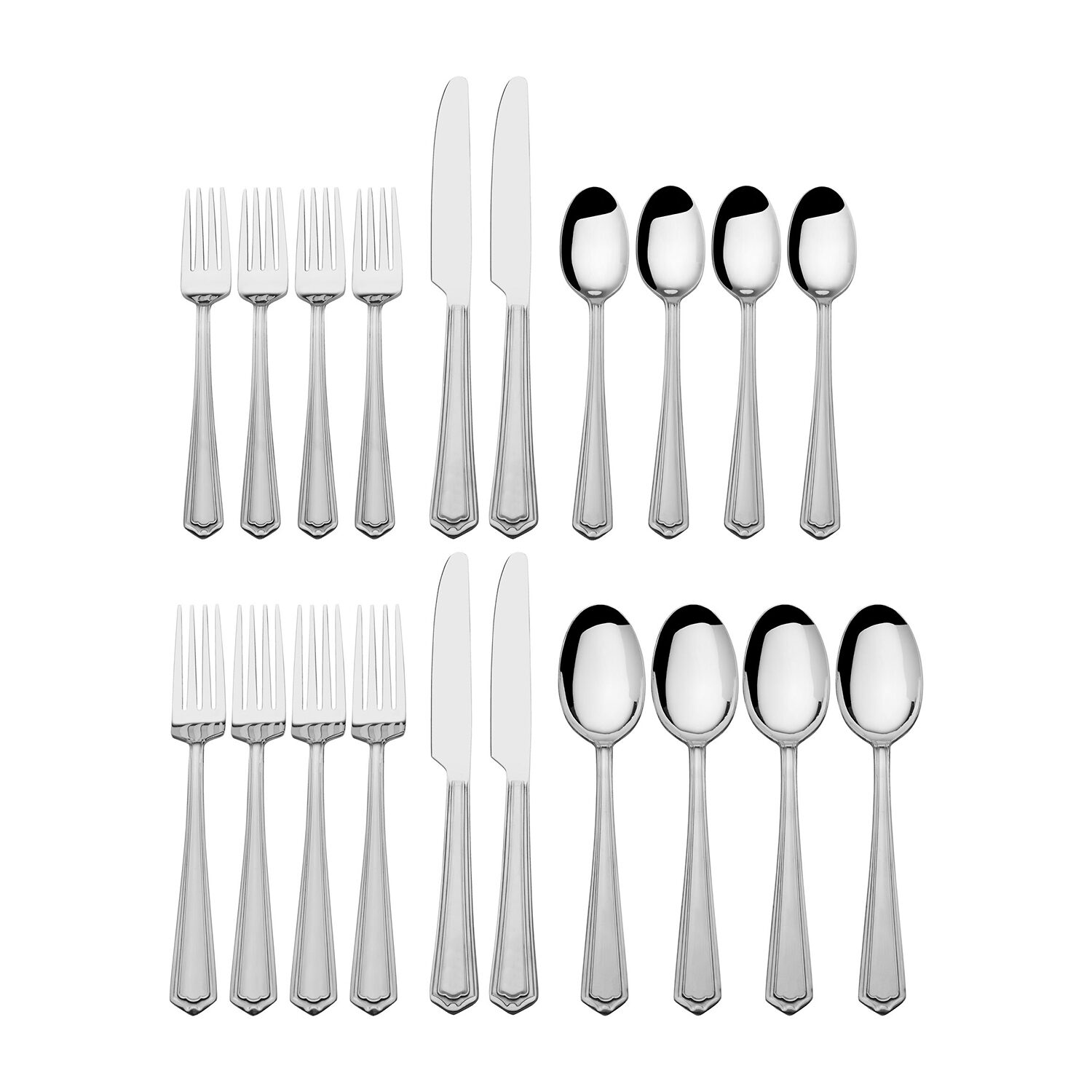 Pfaltzgraff Hayes 42-pc. Flatware Set