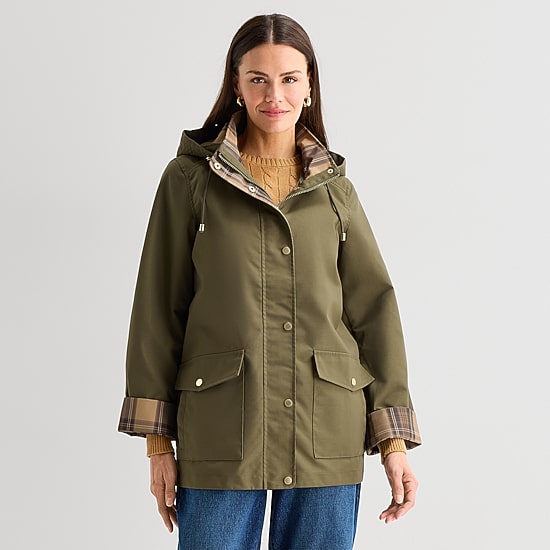 Gallery Womens Hooded Midweight Raincoat
