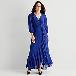 jcpenney blue dress Maxi Dresses - Women Size:AU 18