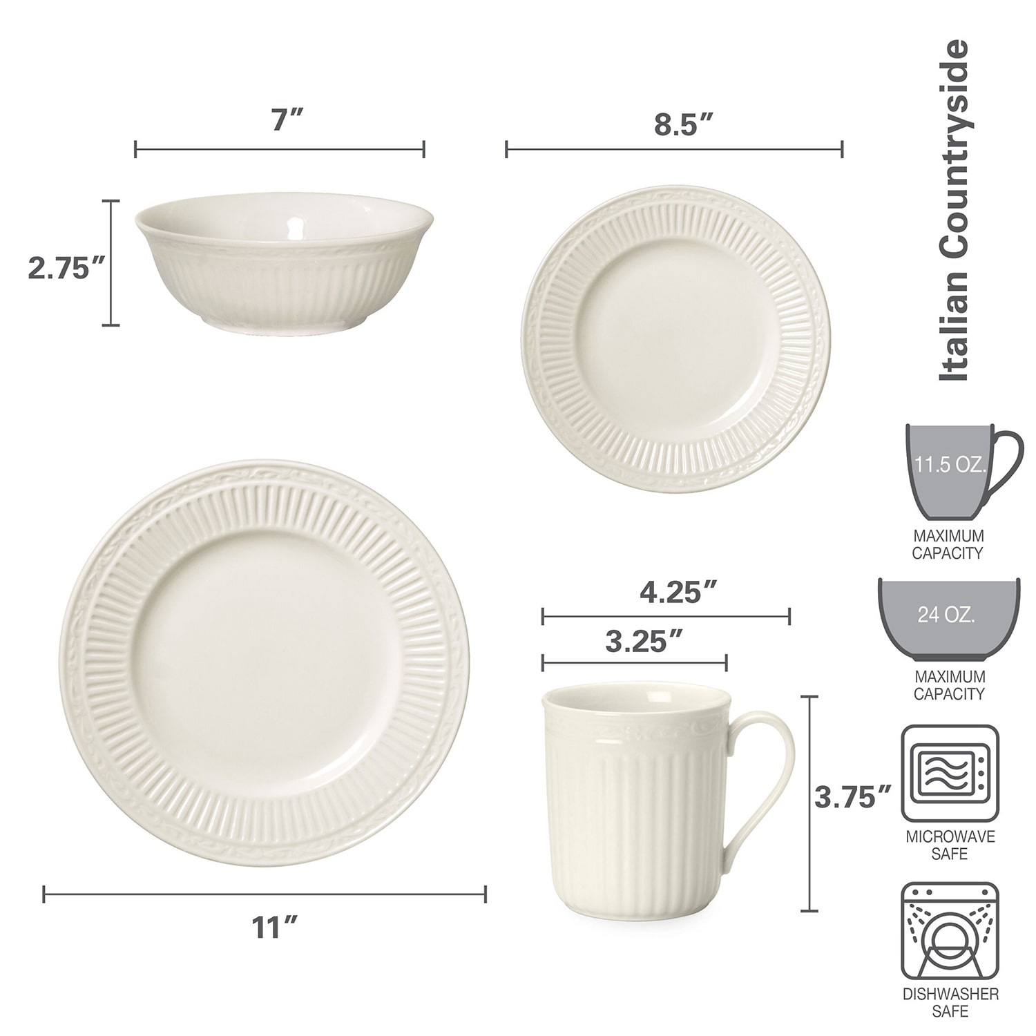 Mikasa® Italian Countryside 16-pc. Dinnerware Set