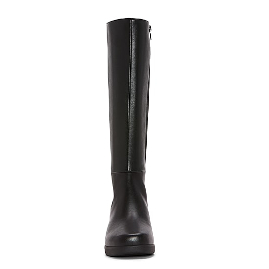 east 5th Womens Glassel Wedge Heel Riding Boots