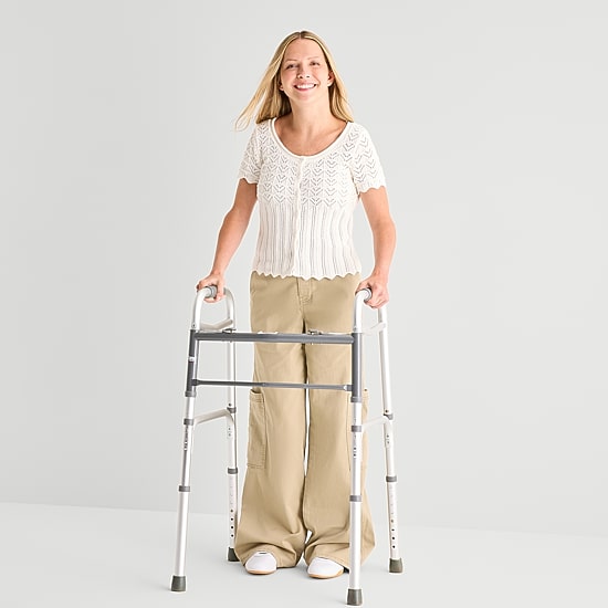 Arizona Womens Juniors Adaptive Easy-on + Easy-off Wide Leg Low Rise Cargo Pant