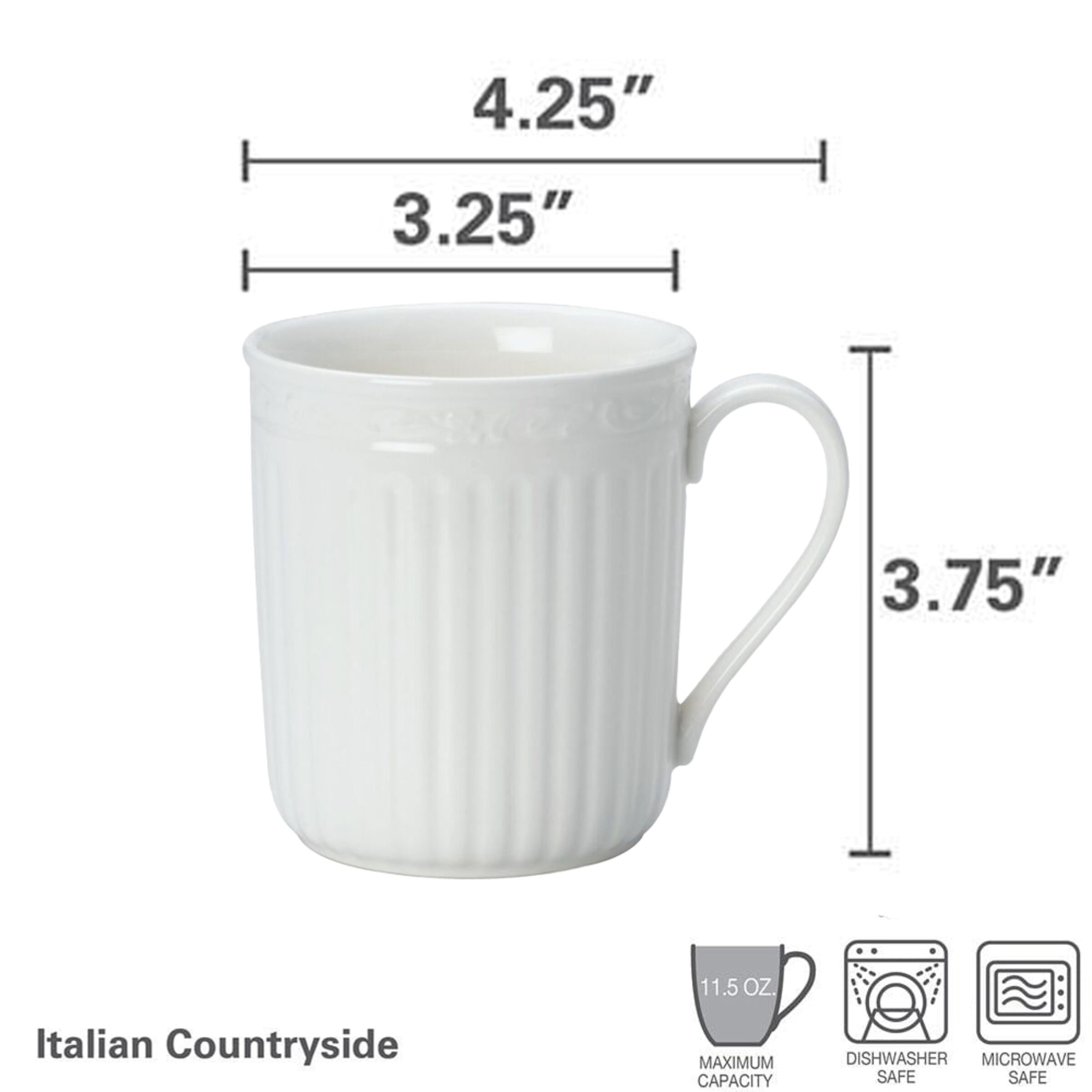 Mikasa Italian Countryside 4-pc. Coffee Mug