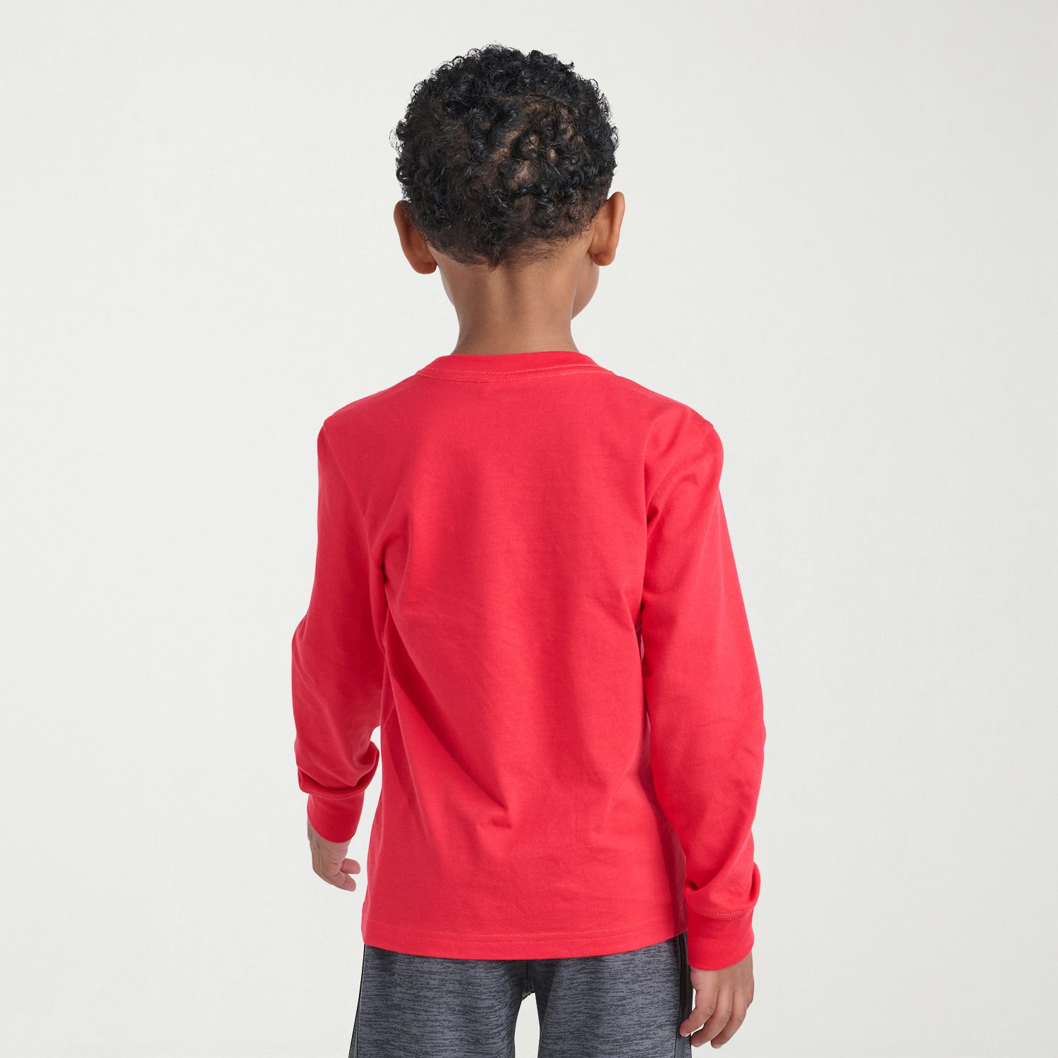 adidas Toddler Boys Crew Neck Long Sleeve Regular Fit Graphic T-Shirt