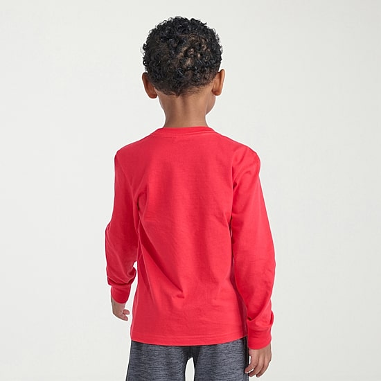 adidas Toddler Boys Crew Neck Long Sleeve Regular Fit Graphic T-Shirt
