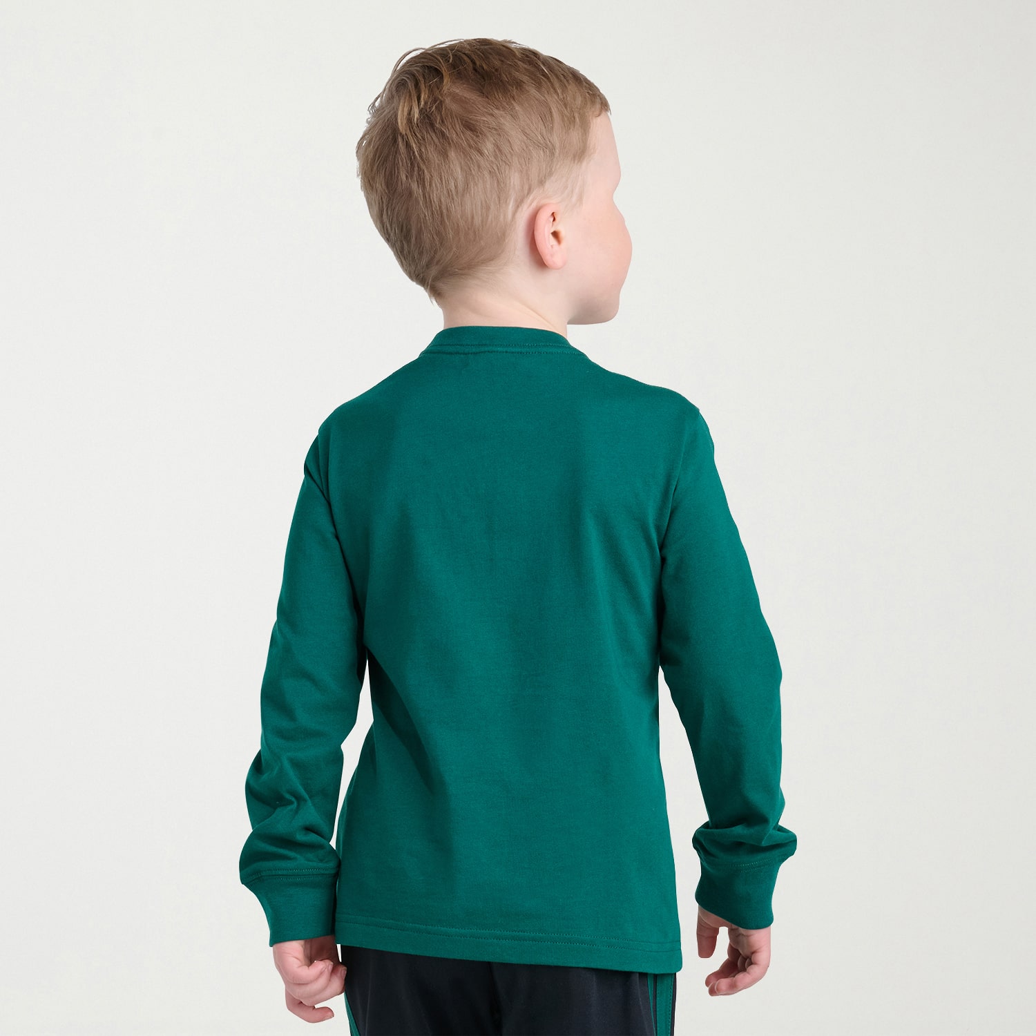 adidas Toddler Boys Crew Neck Long Sleeve Regular Fit Graphic T-Shirt