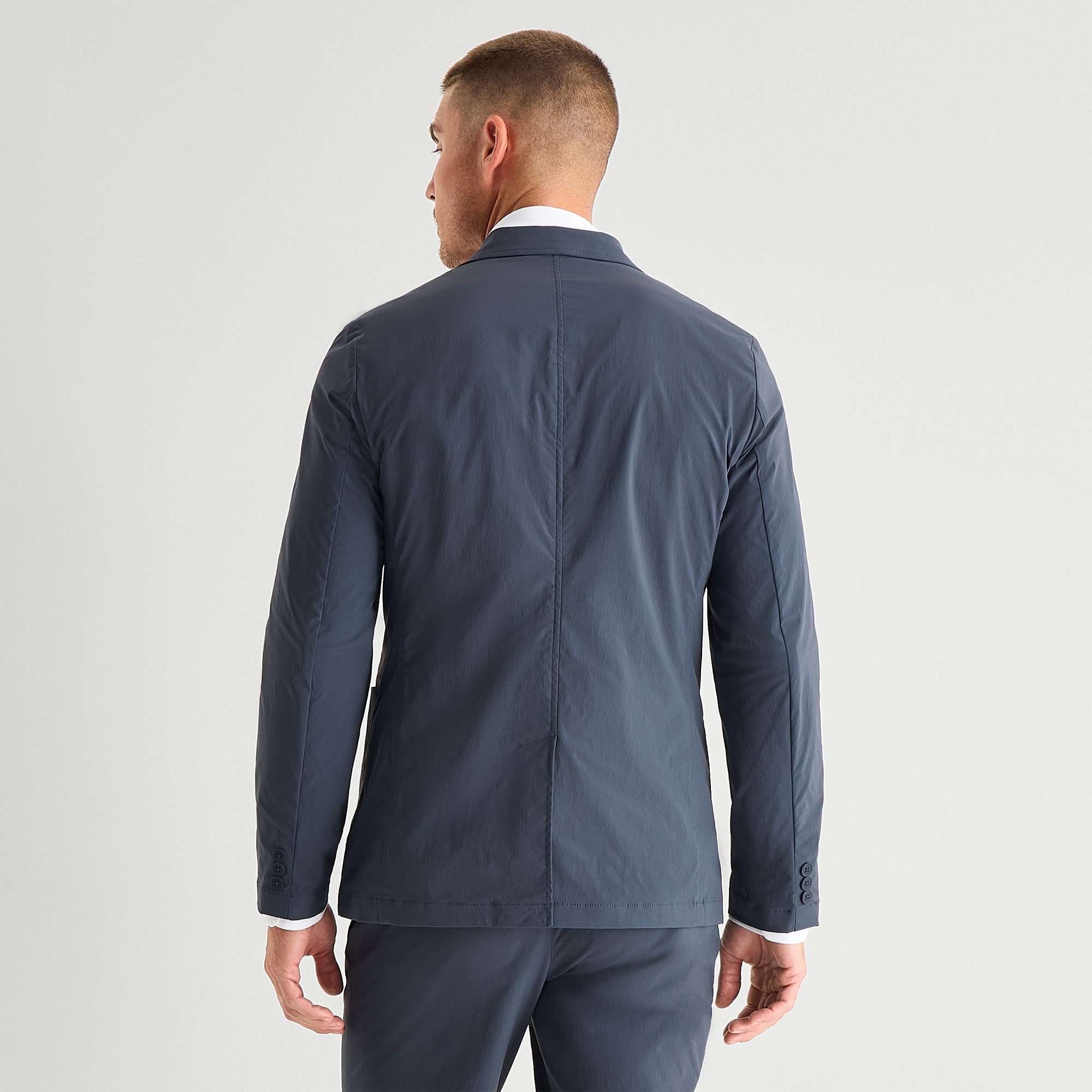 Stylus Mens Double Breasted Regular Fit Blazer