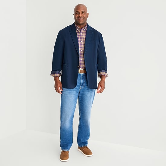 St. John's Bay Mens Big and Tall Classic Fit Blazer