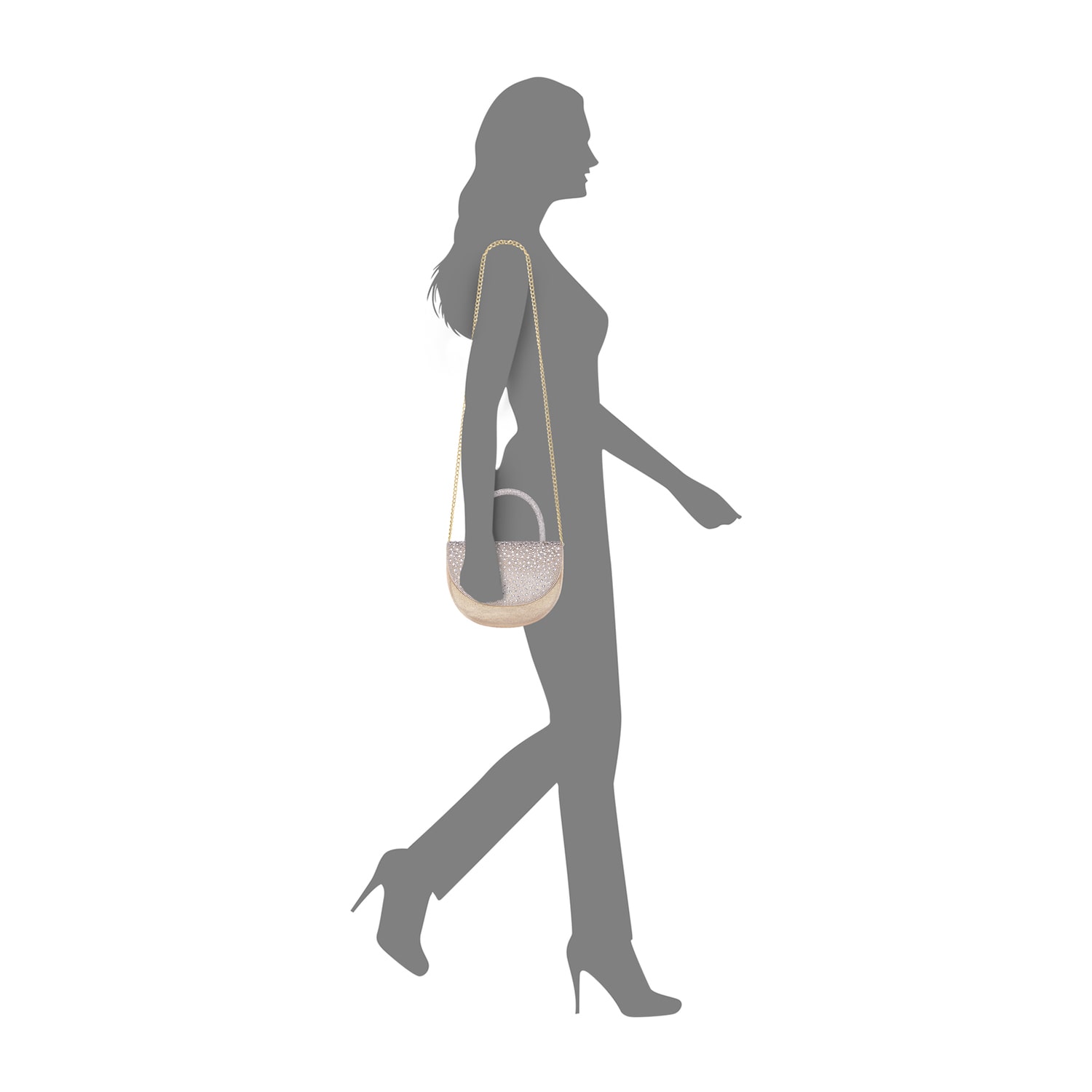 N By Nina Kylo Crystal Flap/Handle Evening Bag