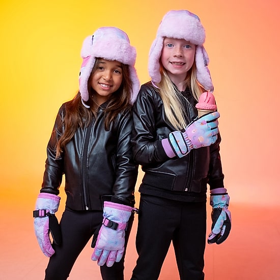 WinterProof C40 Insulation, Suregrip Palm Big Kid Girls Gloves