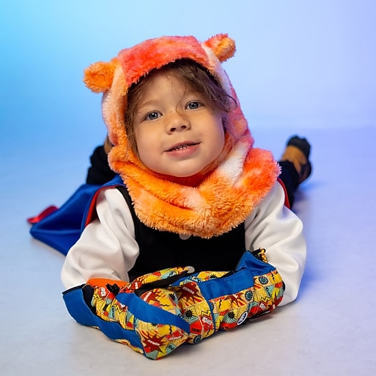 WinterProof Easy On Vertical Velcro Opening, Suregrip Palm Toddler Boys Mittens