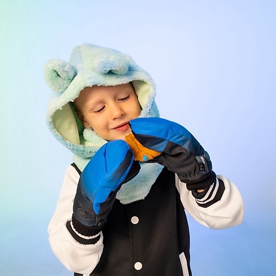 WinterProof Puffer Style Extra Filling For Warmth Toddler Boys Mittens