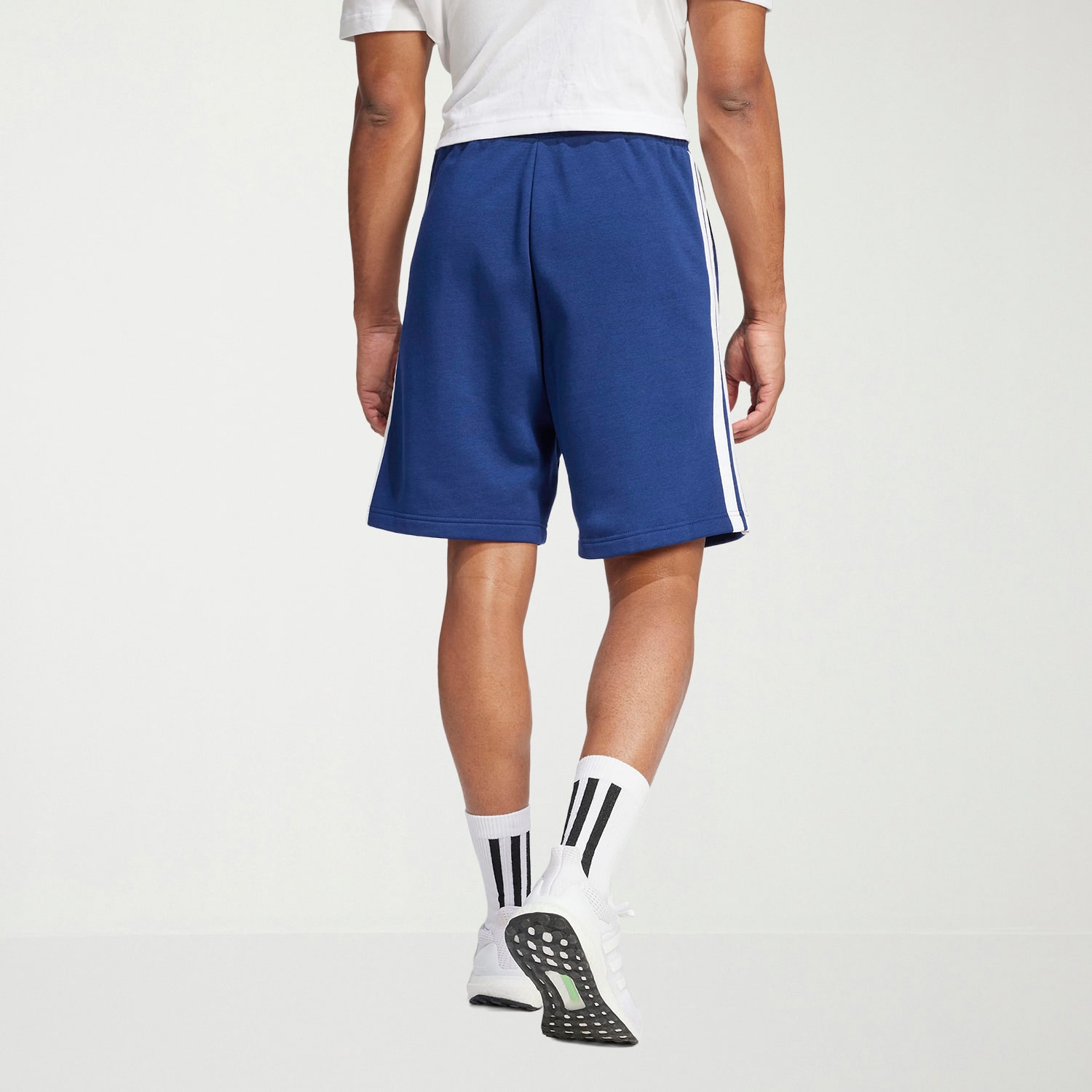 adidas Mens 9" Mid Rise Workout Shorts