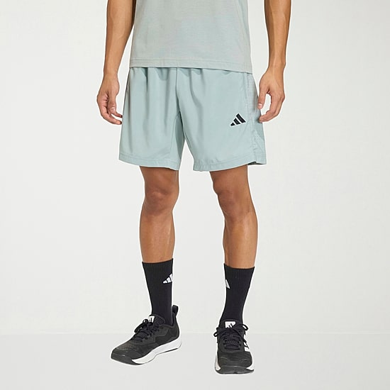 adidas Essentials Woven Mens 7" Mid Rise Workout Shorts