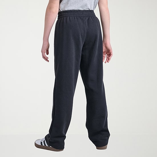 adidas Big Kid Boys Drawstring Waist Straight Mid Rise Regular Fit Fleece Jogger Pant