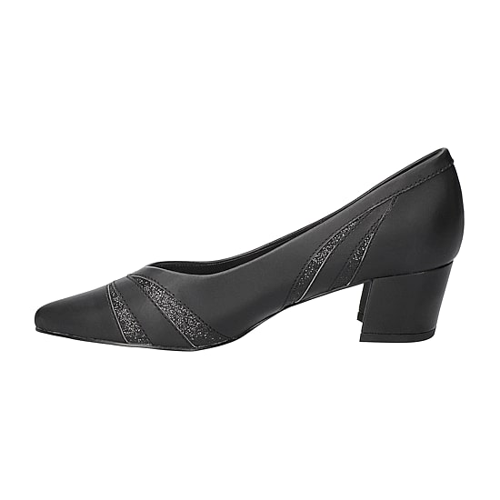 Easy Street Lizbeth Womens Pointed Closed Toe Block Heel Pumps