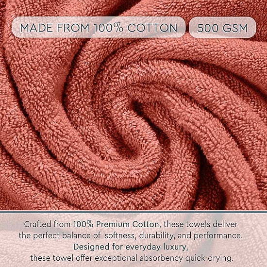 Home Weavers Inc Hazel Collection 100% Cotton Zero Twist Super Absorbent 24-pc. Quick Dry Bath Towel Set