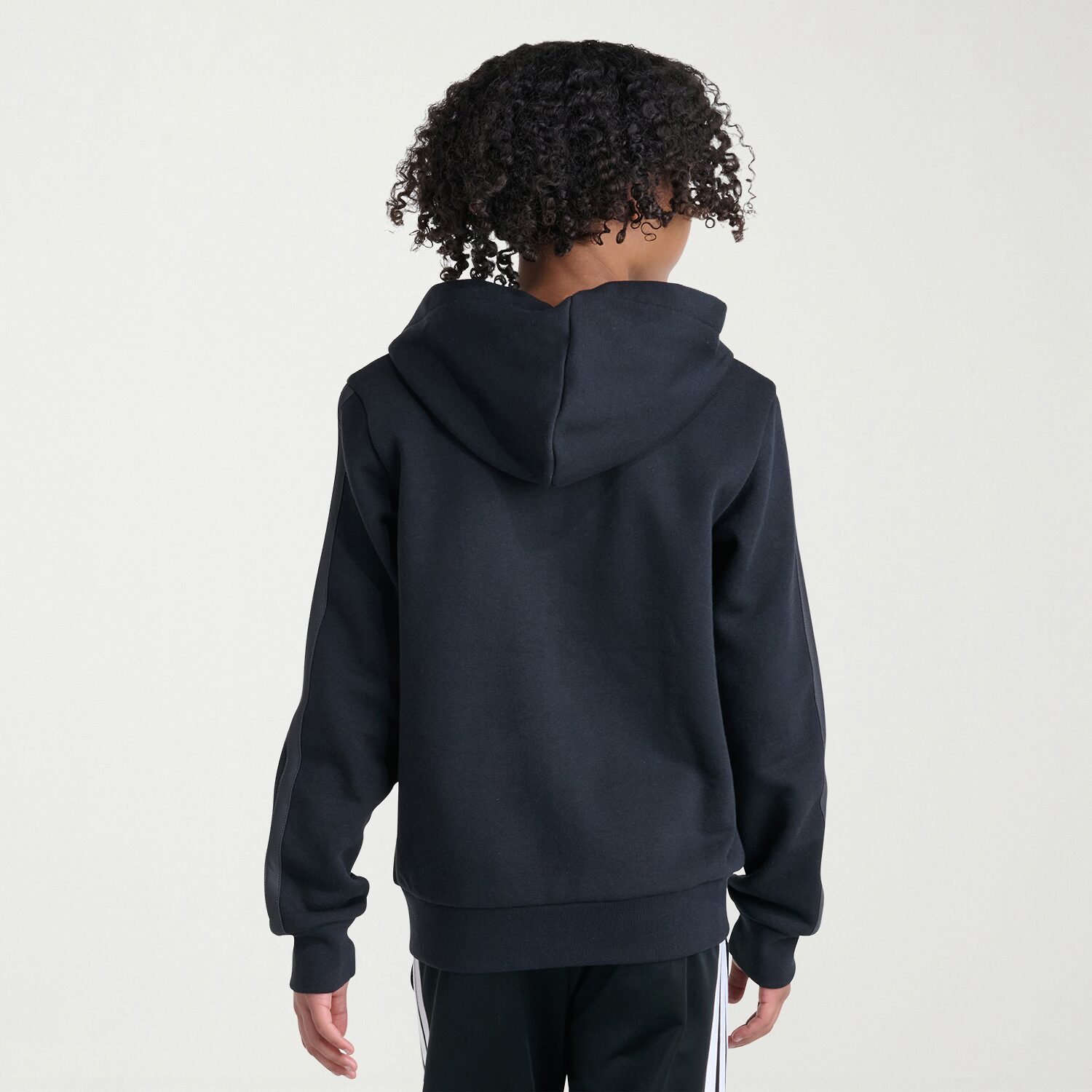 adidas Big Kid Boys Long Sleeve Fleece Zipper Active Hoodie