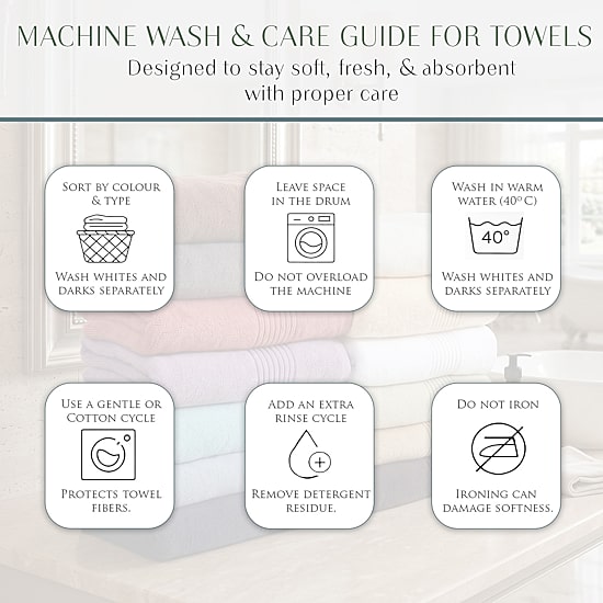 Home Weavers Inc Hazel Collection 100% Cotton Zero Twist 50-pc. Quick Dry Washcloth