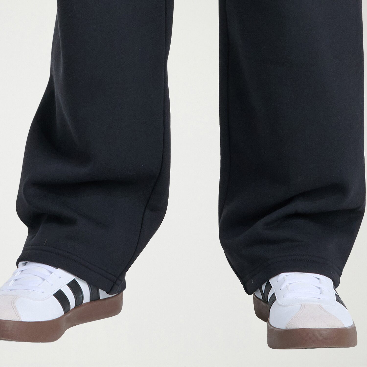 adidas Big Kid Boys Mid Rise Straight Regular Fit Fleece Pull-On Pant