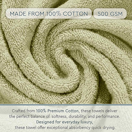 Home Weavers Inc Hazel Collection 100% Cotton Zero Twist 50-pc. Quick Dry Washcloth