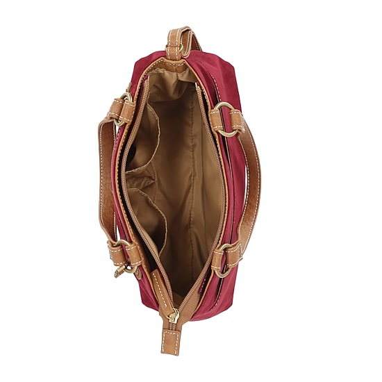 Multi Sac Faux Suede Olivia Satchel