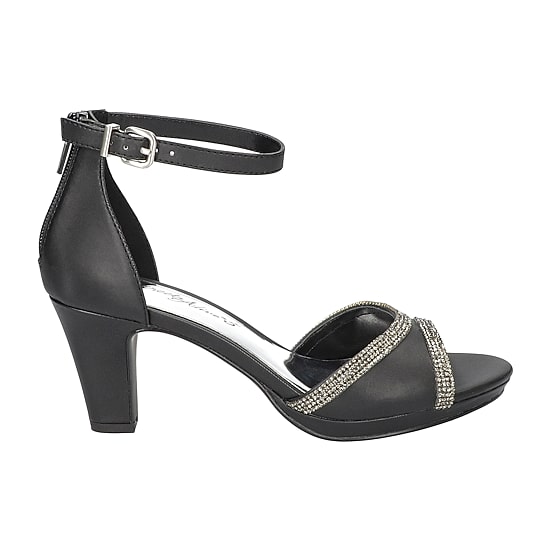 Easy Street Davina Womens Round Open Toe Stiletto Heel Pumps