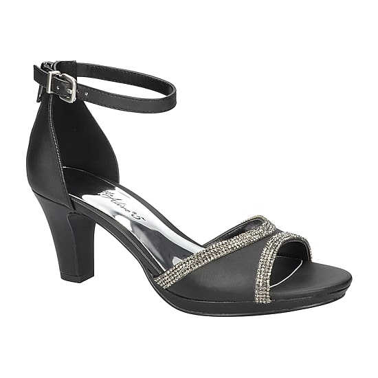 Easy Street Davina Womens Round Open Toe Stiletto Heel Pumps