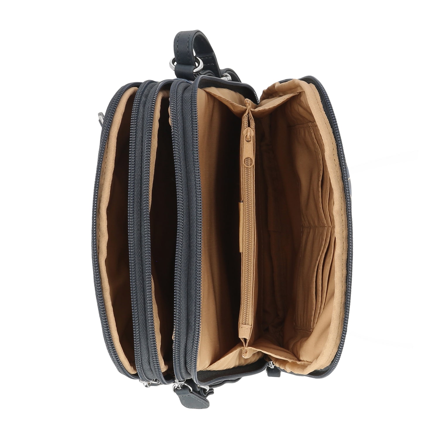 Multi Sac North South Zip Around Crossbody Bag