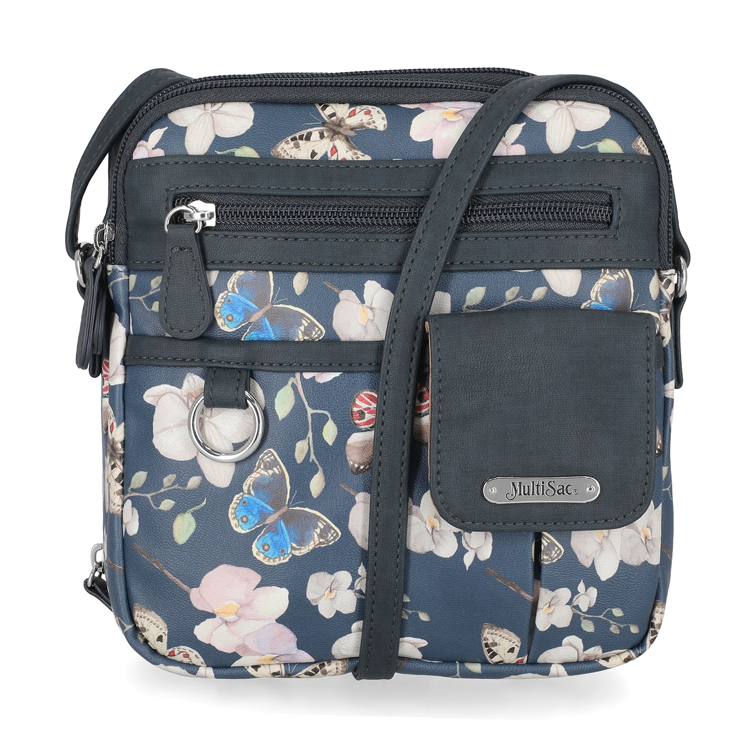 Multi Sac North South Zip Around Crossbody Bag
