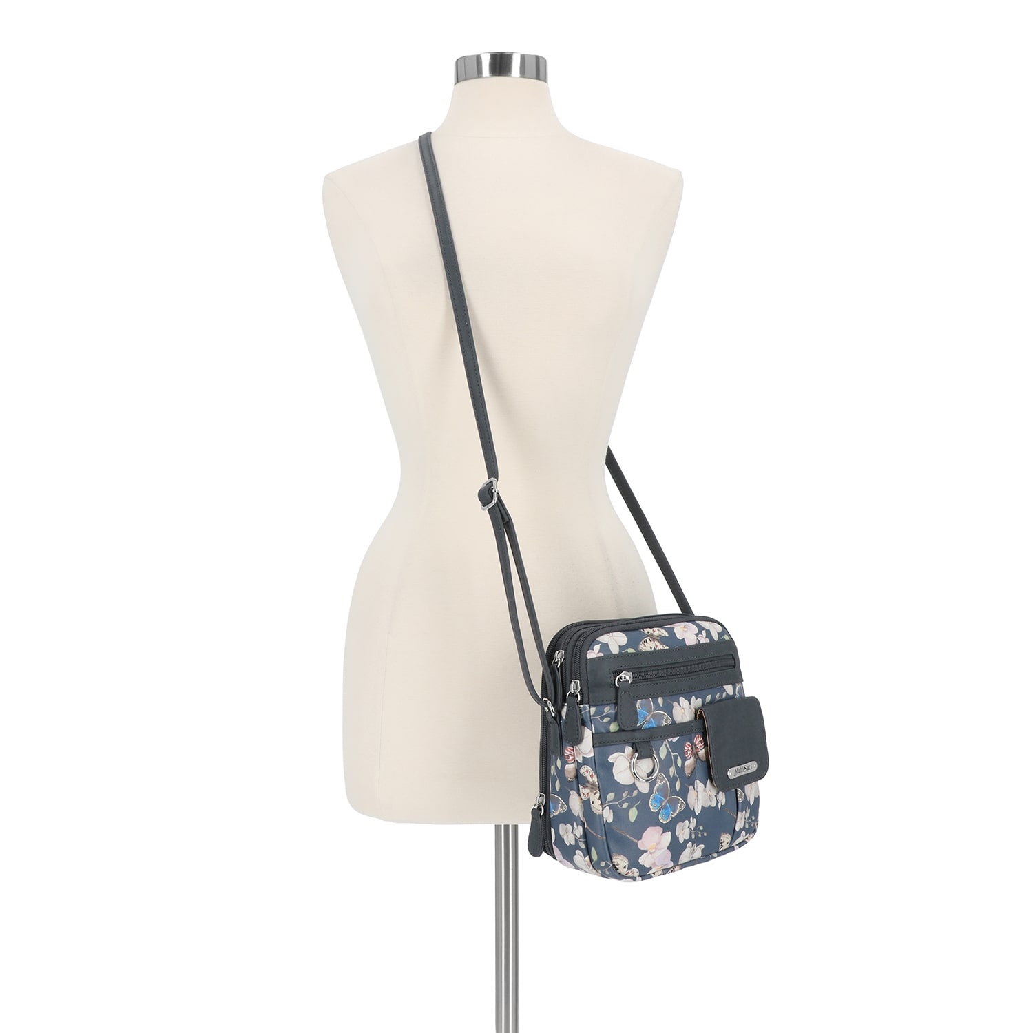Multi Sac North South Zip Around Crossbody Bag