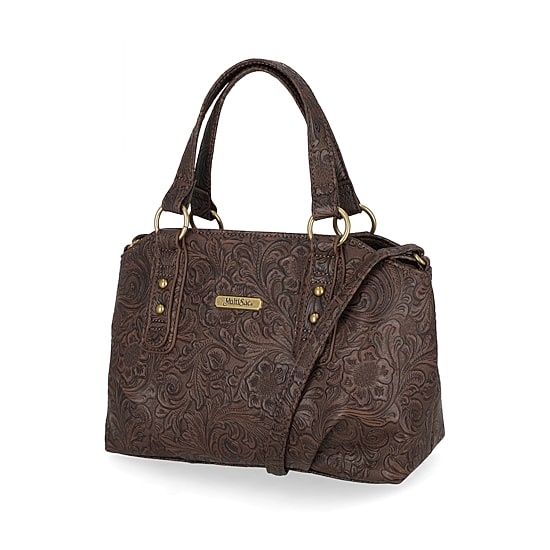 大売り出し！Made in U.S.A. catalog & Scrapbook Multi Sac Olivia Satchel, Color: Tulle Chocolate - JCPenney