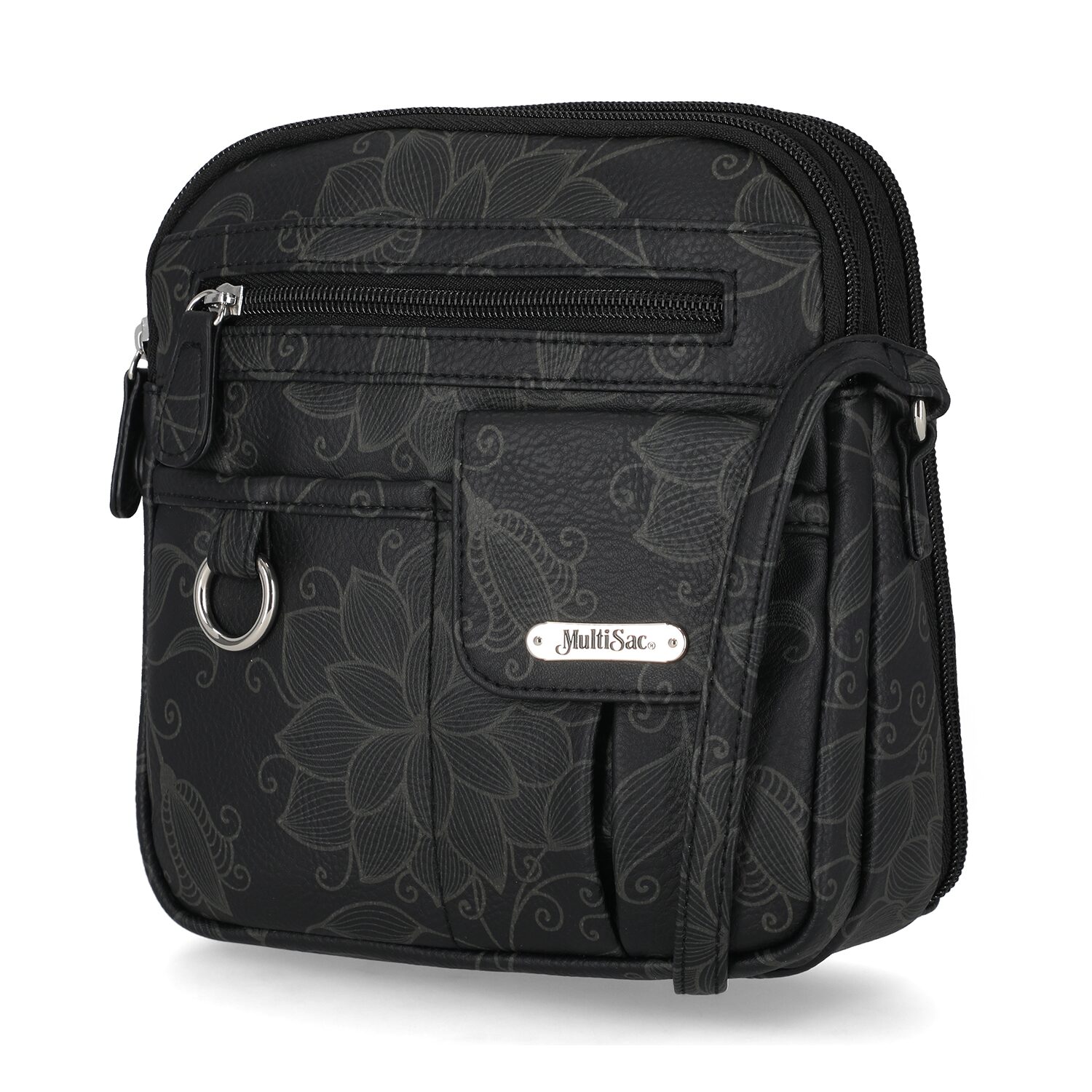 Multi Sac North South Zip Around Crossbody Bag