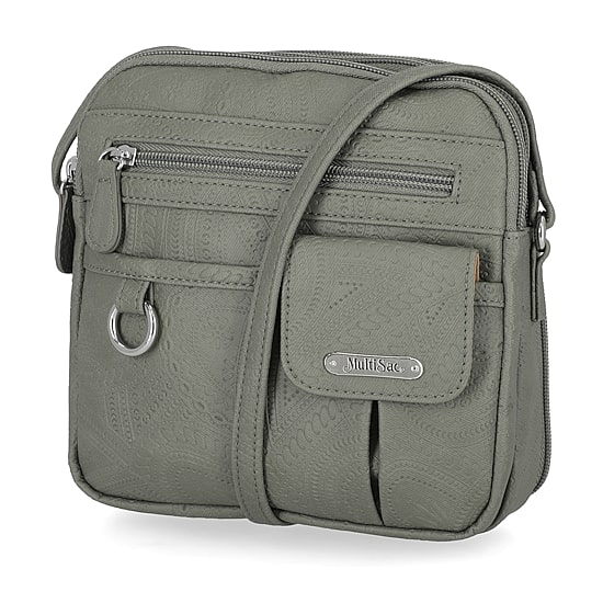 Multi Sac North South Zip Around Crossbody Bag