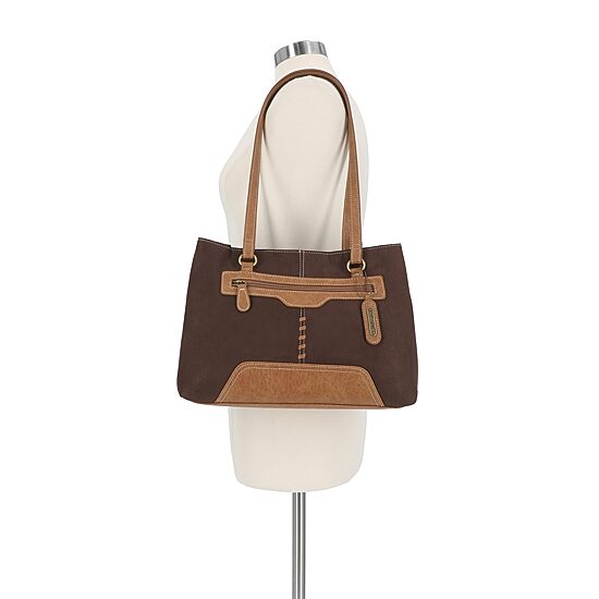 Multi Sac Faux Suede Denise Tote Bag