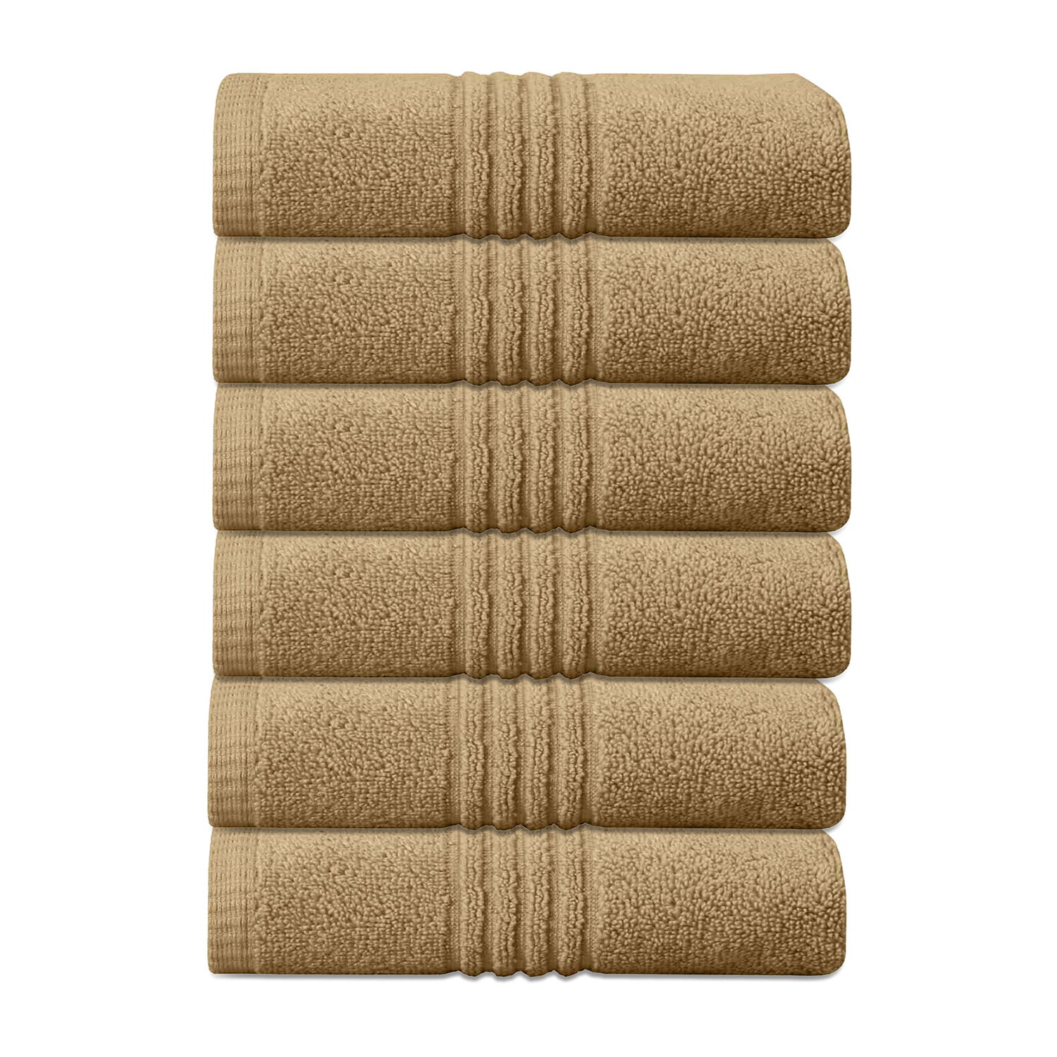 Home Weavers Inc Hazel Collection 100% Cotton Zero Twist 6-pc. Hand Towel