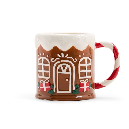 North Pole Trading Co. Gingerbread House Mug