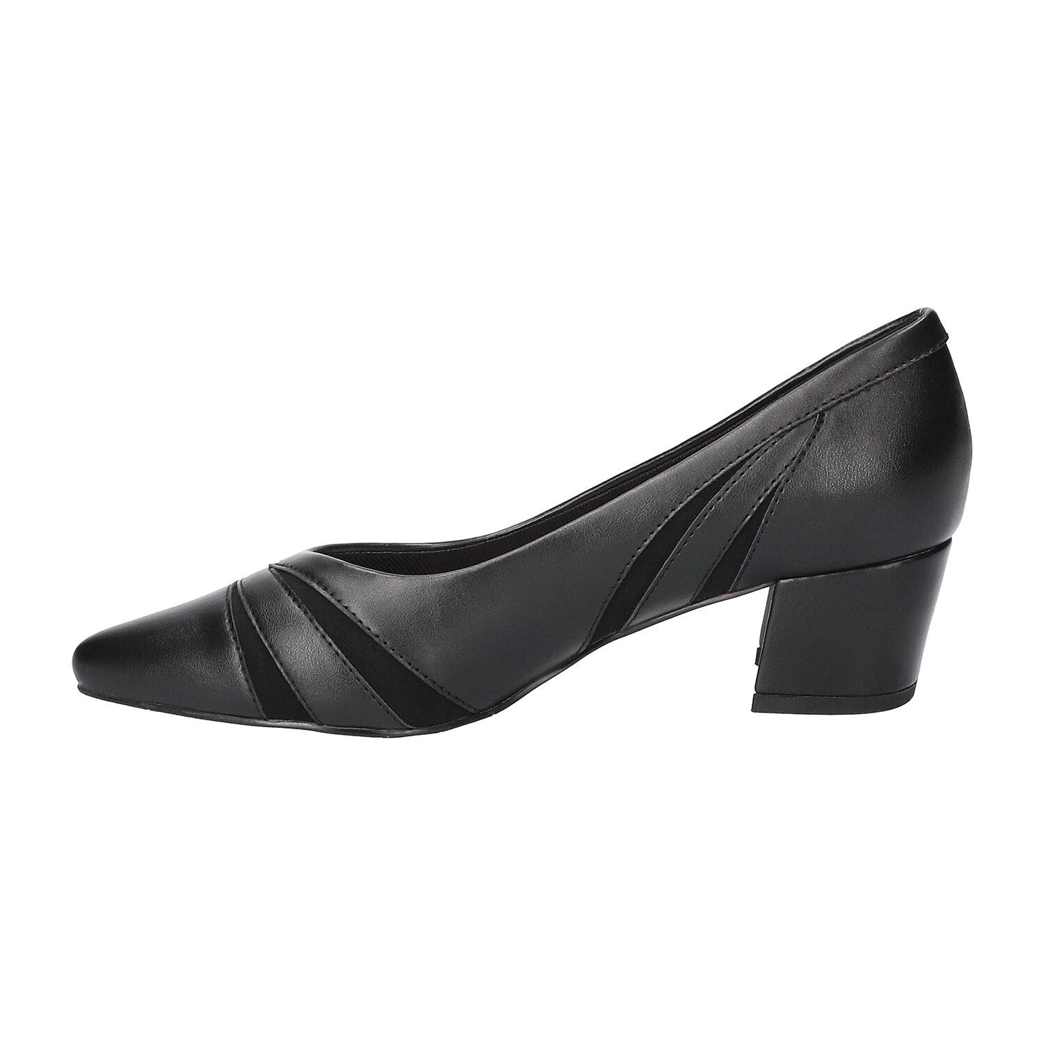 Easy Street Lizbeth Womens Pointed Closed Toe Block Heel Pumps