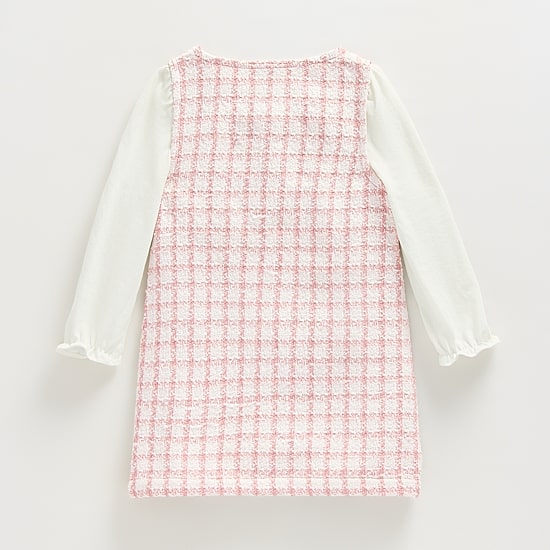 Little Lass Toddler Girls Bows 2-pc. Dress Set