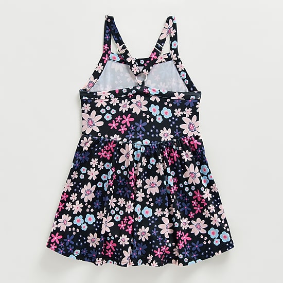 Okie Dokie Toddler & Little Girls Active Spaghetti Straps Sleeveless A-Line Dress