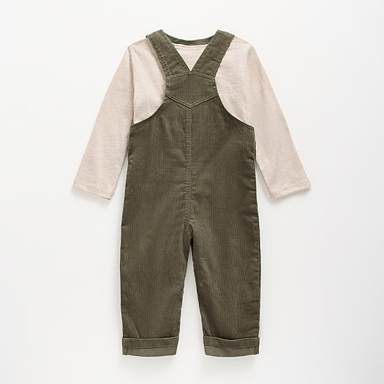 Little Lad Baby Boys Knit Overall Set