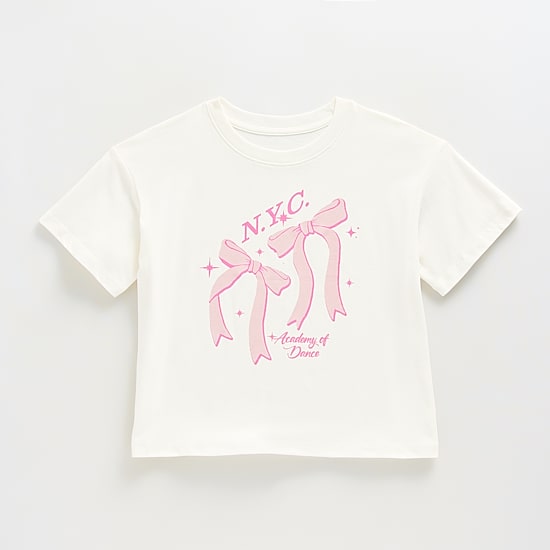 Xersion Little & Big Kid Girls Crew Neck Short Sleeve Regular Fit Graphic T-Shirt