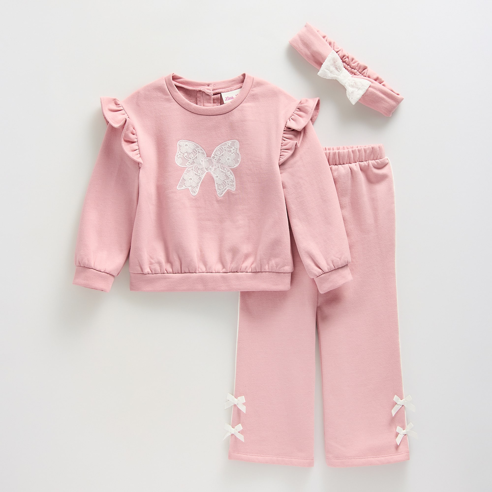 Little Lass Toddler Girls 3-pc. Pant Set