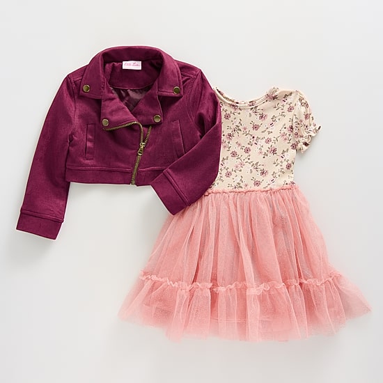 Little Lass Toddler Girls Floral 2-pc. Dress Set